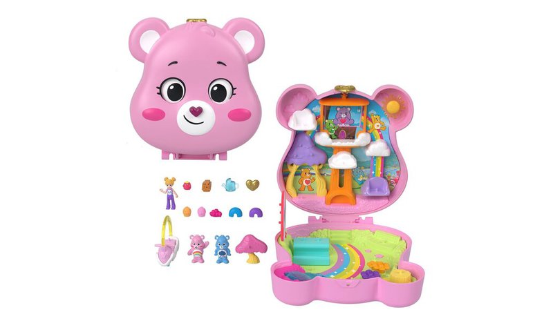 Meškucio leikkisetti Polly Pocket Care Bears
