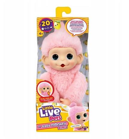 Little Live Pets - My Baby Mini Monkey Pink Lemonz (26764)