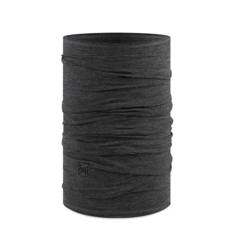 Buff Lightweight Merino Wool Monikäyttöhuivi, solid grey