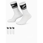 Nike Sukat Everyday Elevated 3-pack - Valkoinen/Musta