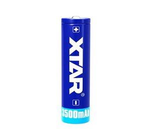 Akku Li-ion 18650, suojalla, 3500 mAh, 3,7 V, XTAR