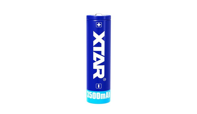 Akku Li-ion 18650, suojalla, 3500 mAh, 3,7 V, XTAR