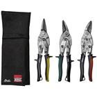 Bessey Erdi Dset16 metallilevysakset, 3 kpl. sarja