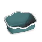 Kissan wc Tres Chic Open 56x38,5x26cm valkoinen/vihreä