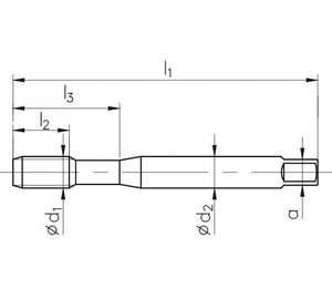 Ruuvi M10 Hss-e Tin Din 376-c Fanar