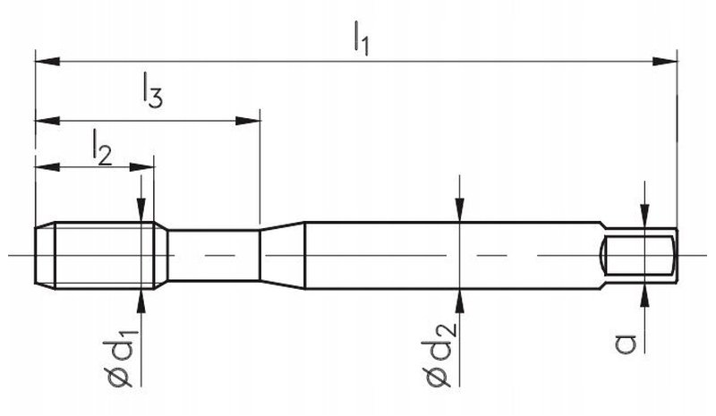 Ruuvi M10 Hss-e Tin Din 376-c Fanar