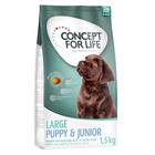 1,5kg Large Junior Concept for LIfe -koiranruoka