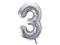 Numerofoliopallo 3, hopea, 86 cm – kuva 2