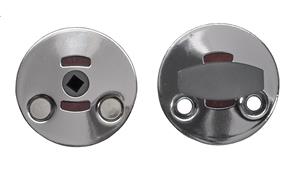 Abloy LH001 kromattu teräs wc-vääntönuppi