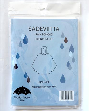 Kertakäyttösadetakki – kuva 2/3