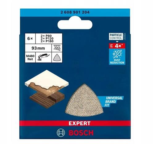 Bosch SLIBEBLADSä†T DELTA 93MM NET 6 STK