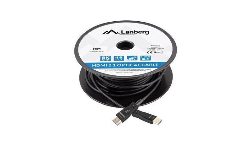 HDMI-kaapeli - Lanberg - 50M - 8K - Optinen - M/M v2.1