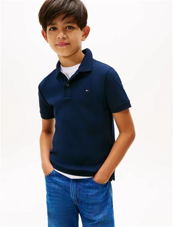 Tommy Hilfiger Interlock Rwb Polo Ss - Red - 176