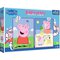 Kaksipuolinen palapeli Peppa Pig, 20 osaa, värikäs – kuva 1