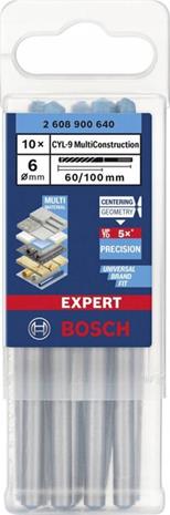 Bosch BOR CYL MULTICONSTRUCTION 6X100MM 10 STK