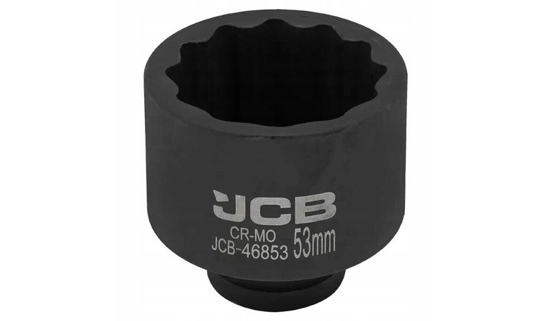 Iskukantapää Jcb 3/4 53 mm, 12-piste