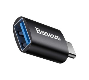 Ingenuity Series USB-C - USB-A 3.2 gen 1 adapteri, musta