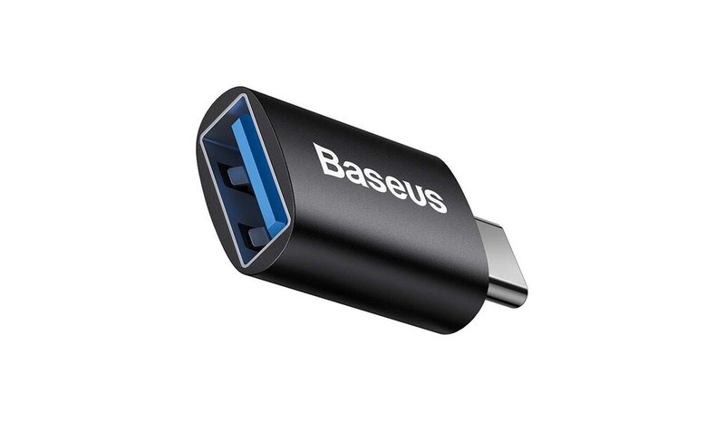Ingenuity Series USB-C - USB-A 3.2 gen 1 adapteri, musta