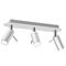 PRESTON WHITE/CHROME 3x mini GU10 kattovalaisin – kuva 1