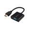 MicroConnect VGA â€“ VGA -adapteri, Musta – kuva 1