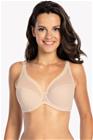 Gaia lady puoliksi topatut rintaliivit raidallinen kuppi unihihnat 1058 sonia , beige, 65k