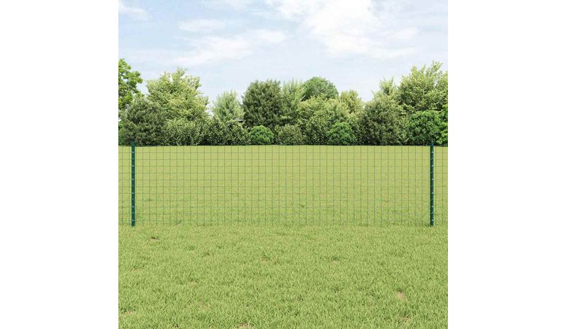 vidaXL Aitalatu 22 pcs Vihreä 100 cm Teräs