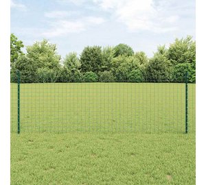 vidaXL Aitalatu 44 pcs Vihreä 120 cm Teräs