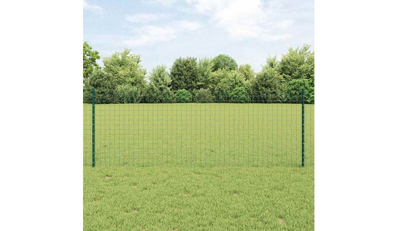 vidaXL Aitalatu 44 pcs Vihreä 120 cm Teräs
