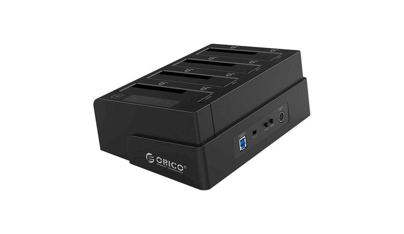 Orico Clone kiintolevytelakka 2,5 / 3,5 tuuman 4 paikkainen USB3.0 1 3 (musta)