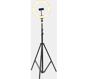 Selfietikku - HAVIT - ST7026 - 210 cm - LED-valo - Integroitu jalusta