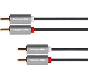 kruger&matz basic 2rca-2rca 3 m kaapeli