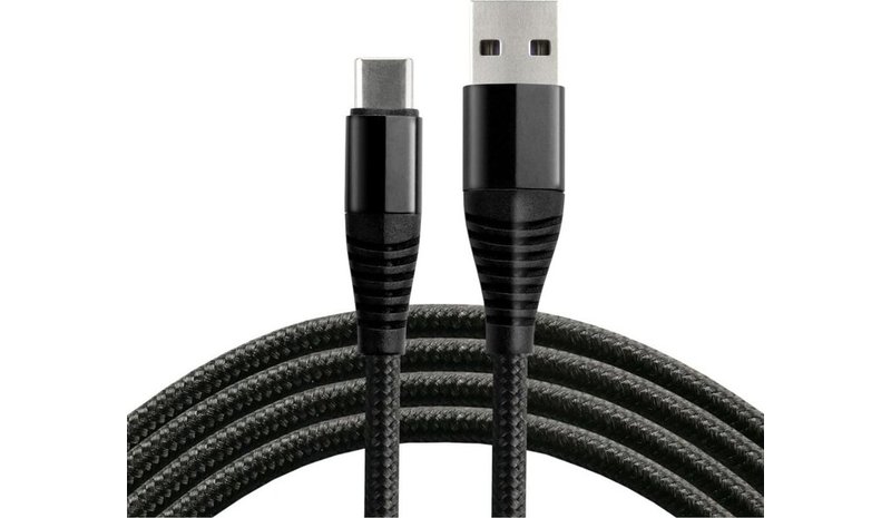 Kabel Usb-c Everactive 1m, 5a pikalataus, musta