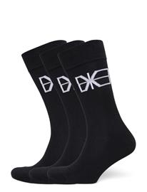 Makia Flag Socks (3 Pack) - Black - 43-46