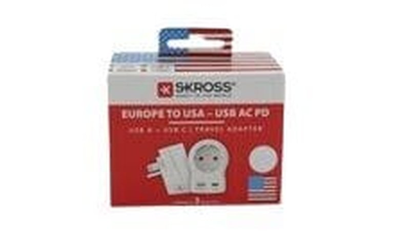 SKross Europe to US USB AC20PD