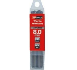 Awtools Hss-co 5% poranterät metallille, 8mm, 1kpl.