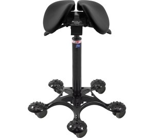 Salli SMALL MultiAdjuster -satulatuoli, keskipitkä, 560 mm Salli Base, musta