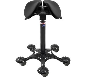 Salli SMALL MultiAdjuster -satulatuoli, pitkä, 560 mm Salli Base, musta