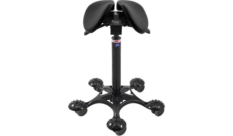 Salli SMALL MultiAdjuster -satulatuoli, pitkä, 560 mm Salli Base, musta