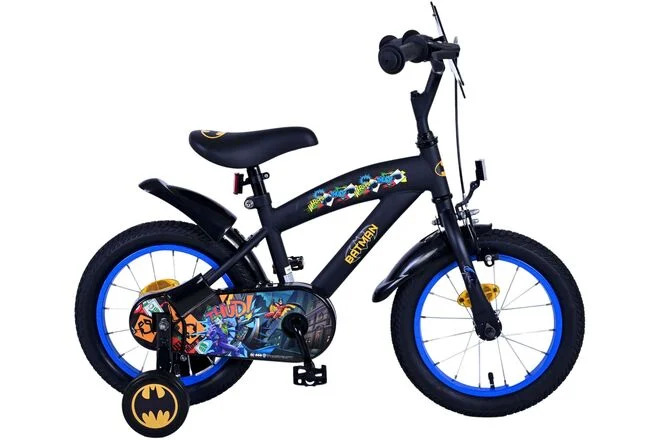 Lastenpyörä Volare Batman 14, musta