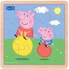 Barbo Toys Peppa Pig puinen palapeli pomppupallo
