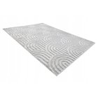 Moderni harmaa 160x220 cm sisal-olkimatto geometrisella kuviolla