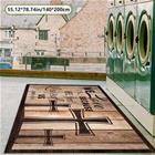 Eurooppalainen Vintage Puukuosio Matto, 55,12 * 78,74 colio / 140 * 200 cm