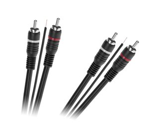 kaapeli 2 x rca - 2 x rca ja ohjauskaapeli