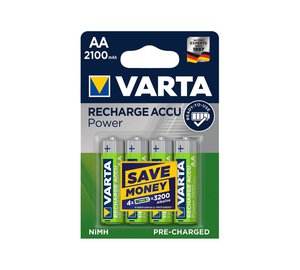 Ladattava VARTA AA 2100MAH 4 kpl / shekki.