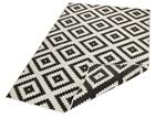 Northrugs kaksipuolinen matto Twin Malta Black Cream, 80x250 cm