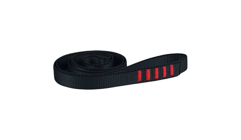 Edelweiss Sling Flat 18MM X5, kiipeilylenkki, musta – kuva 1/1