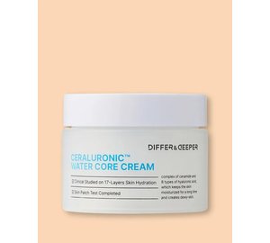 Differ & Deeper Ceraluronic Water Core Cream - 50 g