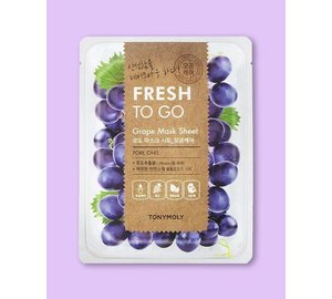Tony Moly Fresh To Go Grape Mask Sheet - 20 g / 1 sheet