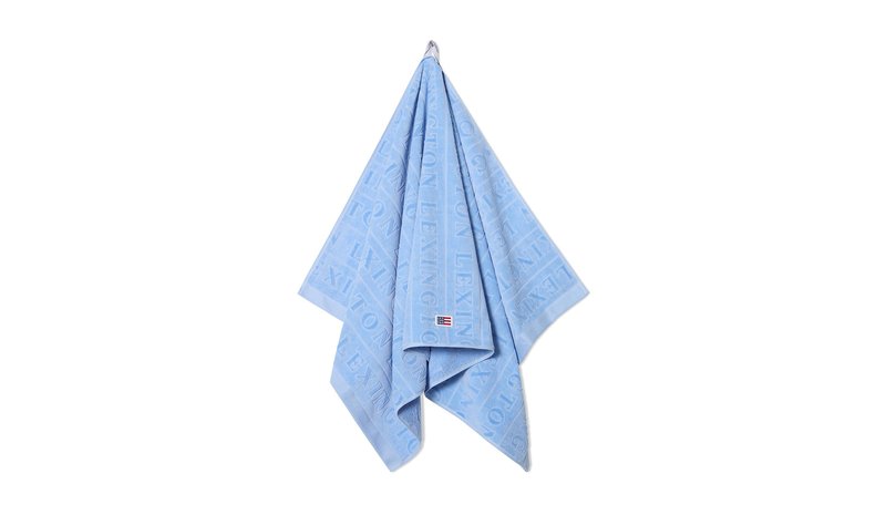 Lexington Velour jacquard logo -pyyhe