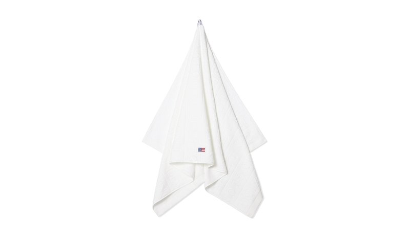 Lexington Velour jacquard logo -pyyhe